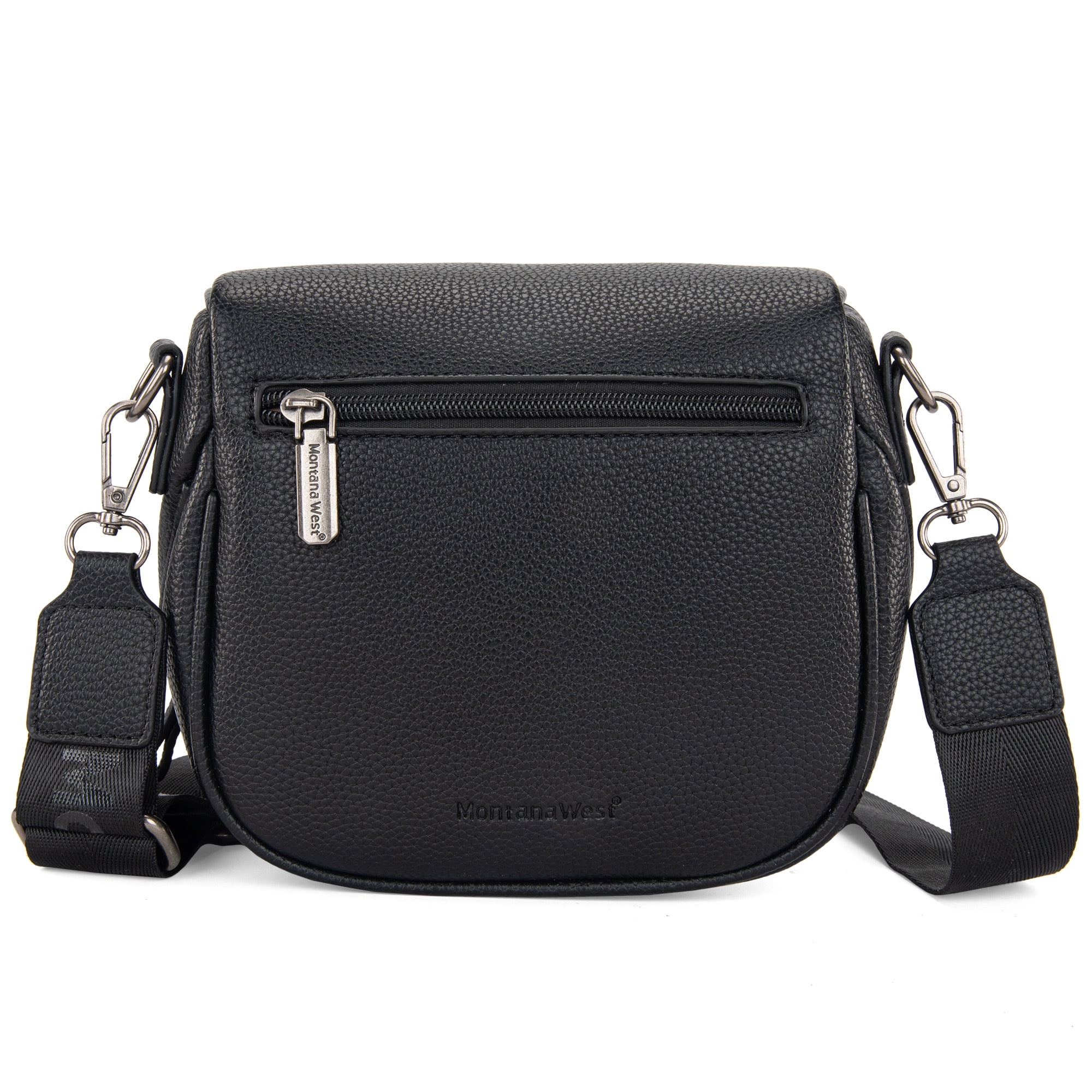 Montana West Crossbody Bags Bum Bag for Women Large Sling Bag with Adjustable Strap and Coin Purse, Black