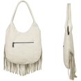 thumbnail image 5 of PIKADINGNIS Tote Bag for Women Shoulder Bag Genuine Leather Handbag Large Hobo Bag with Tassel, 5 of 6