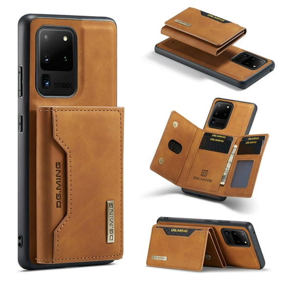 Detachable Back Cover For Samsung Galaxy S20 Ultra S20 S20Plus S20FE Wallet Case with Card Holder Magnetic For Samsung Galaxy S20 Ultra S20 S20Plus S20FE Leather Phone Cases