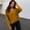 *Gold, variant on Women's V Neck Long Sleeve Sweatshirts , Hem With Loose Drawstring,Loose Casual Pullover Tops Gold,Womens Plus XXL