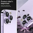 thumbnail image 4 of Camera Lens Protector for iPhone 15 Pro & iPhone 15 Pro Max,Premium HD Clear Tempered Glass Lens Cover Flim[Case Friendly][Scratch-Resistant][Night Circle] Green, 4 of 7