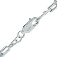 thumbnail image 4 of SZUL Women's Aquamarine and Natural Diamond Double Bar Link Bracelet in .925 Sterling Silver, 4 of 7