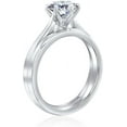 thumbnail image 5 of Kobelli 14k Gold 1ct Certified Lab Grown Diamond 6-Prong Solitaire Bridal Set GH/SI, 5 of 5
