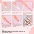 thumbnail image 6 of Saviland Jelly Gel Nail Polish Set - 6 Colors Pink Nudes Transparent U V/LED Soak-off Gel Nail Polish Kit Nail Art Need Nail Lamp, 6 of 7