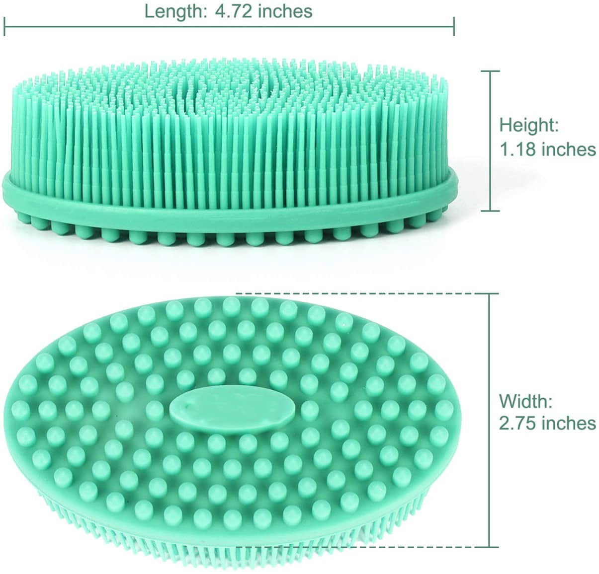 Size:17 cm * 3 cm*1 cm, Our High-Performance Flexible Silicone Brushes
