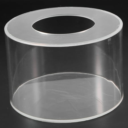 

1Pc Round Acrylic Cake Display Board Cake Edge Smoother Scraper Cake Tray DIY Round Decor Cake Refillable Board(A)