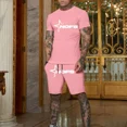 thumbnail image 5 of 2024 nuevo conjunto de ropa deportiva para hombre, conjunto de ropa para correr, camiseta casual + pantalones cortos, ropa deportiva transpirable para correr, conjunto de 2 piezas para hombres, 5 of 5