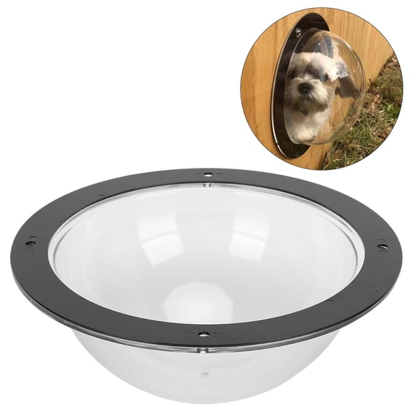 Cubierta De Valla Semicircular Acrílica Para Mascotas, Ventana Transparente Acrílica Para Perros Y Gatos, Casa En El árbol