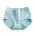 thumbnail image 2 of 6 Pack Underwear for Women Printed High Waist Soft Full Coverage Panties, 2 of 3