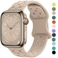 thumbnail image 2 of Strap for Apple Watch Band Ultra 49mm 44mm 40mm 45 Mm 41mm 38mm 42mm Sport Silicone Woven Loop Bracelet for iWAtch Series 8 7 6 3 (Grass -green,42 44 45 49mm), 2 of 7