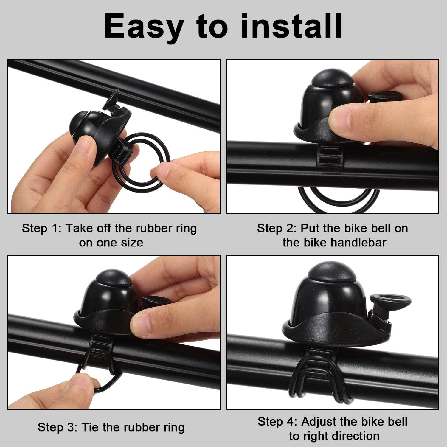 SHAR Bicycle Bell Bike Bell Adjustable Bike Bell Aluminum Bicycle Bell Ringer Horn with Loud Sound Mini Bike Bell for Adults Children Road Bike Sports Bike Walmart