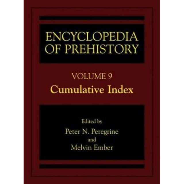 Encyclopédie de la PréHistoire: volume 9: Index Accumulé