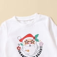 thumbnail image 6 of Kogui Newborn Christmas Outfit Girl Plaid Toddler Baby Girl Fall Clothes Outfit Cute Sweatshirts + Pants Set 2t 3t (White,2-3 Years), 6 of 8
