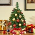 thumbnail image 2 of Miniárbol de Navidad artificial de mesa Yaheetech de 2 pies con base, 2 of 8