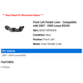 thumbnail image 2 of Front Left Fender Liner - Compatible with 2007 - 2009 RX350 2008, 2 of 2