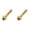 Gold*2, variant on 1PCS Metal Gas Stove Valve Adapter Camping Cookware Connector for Flat Propane Tank to Hose Burner BBQ Picnic Lightweight 49mm Long