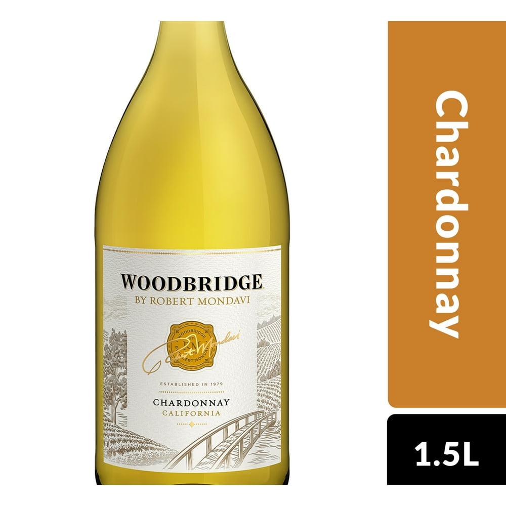 Woodbridge by Robert Mondavi Chardonnay White Wine, 1.5 L Bottle