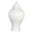 thumbnail image 1 of Jarrón clásico de flores, maceta, soporte para plantas, porcelana, cerámica, jengibre Blanco, 1 of 9