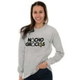 thumbnail image 3 of Nacho Gracias Foodie Food Lover Gym Plus Size Long Sleeve Graphic Tee Shirt Brisco Brands 2X, 3 of 5