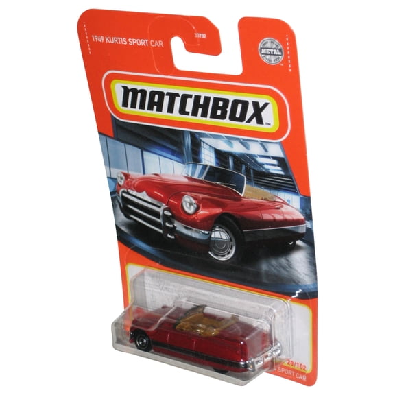 Matchbox Metal (2021) Red 1949 Kurtis Sport Toy Car 28/102