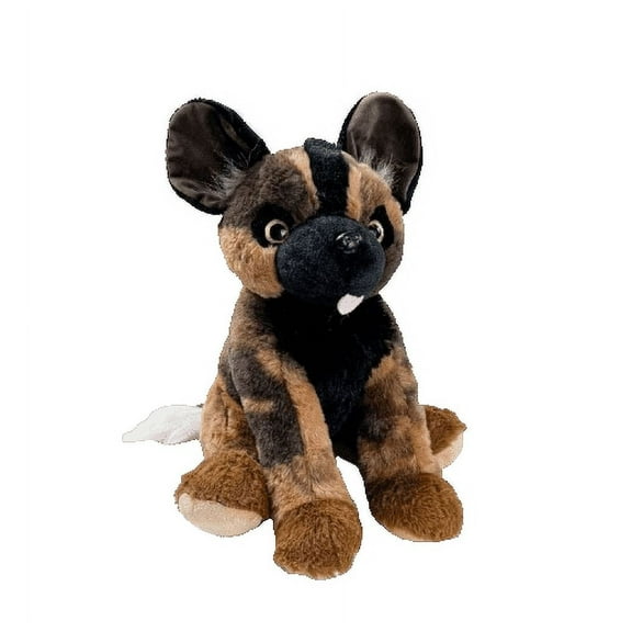 Plush Gear 16" Serengeti the Wild Dog Soft Stuffed Animal Plush Toy, Cuddly African Wild Dog Gift for Kids