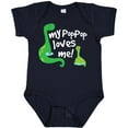 thumbnail image 3 of Inktastic My Pop Pop Loves Me Dinosaur Boys or Girls Baby Bodysuit, 3 of 5