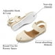 thumbnail image 2 of Sandalias mysoft para mujer, cuña baja, punta cerrada, cómodas, 2 of 6