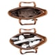 thumbnail image 5 of Bolsos LOVEVOOK Monederos para mujer, 3 piezas, cuero sintético marrón, 5 of 7