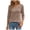 Khaki, variant on COMVALUE 3/4 Length Sleeve Womens Tops Dressy Casual Blouses for Women 2026 Trendy V Neck T Shirts Summer Clothes Grey for Size XXL