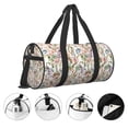 thumbnail image 3 of Fuzoiu Floral Print Travel Bag, Large Capacity Travel Bag, Sports Gym Bag, Travel Duffel Bag, Weekender Overnight Bag for Women and Man, 3 of 6