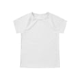 thumbnail image 3 of Xnihocha Girls Athletic T-Shirts Kids Dry-Fit Short Sleeve Shirts Crewneck Active Performance Tops White 5-6, 3 of 5
