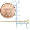 thumbnail image 2 of 14k Yellow Solid Gold Mirror Box Chain Necklace, 0.6mm, 16", 2 of 5