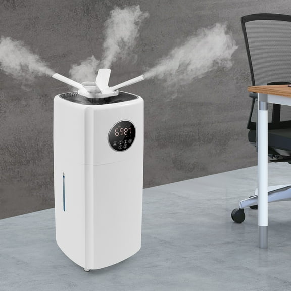 21L Large Commercial Humidifier 3 Speed Large Room Commercial Humidifier Whole-House Style Humidifier with Remote Control Intelligent Sterilization and Constant Humidity Function