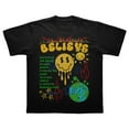 thumbnail image 2 of Shadows and Allies Melting Smiles Men's Graphic T-Shirt Unisex Streetwear, 2 of 4
