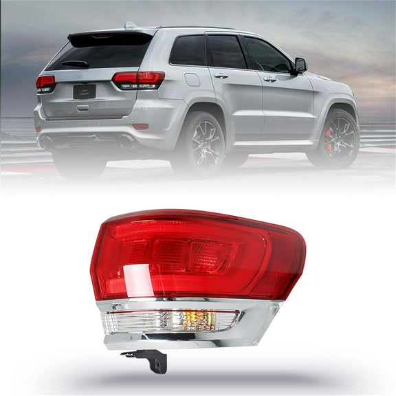 labwork Outer Passenger Side Tail Light Replacement for 2014-2019 Grand Cherokee Laredo/Limited/Overland/Summit Rear Tail Light Brake Lamp Assembly RH Right Side
