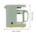 thumbnail image 2 of ACDANC Mini Compact Drip Coffee Maker with Brewing Basket Small Coffee Pot One Cup Brew Gift for Men and Women,2Pcs,Green, 2 of 7