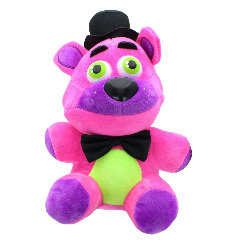 Five Nights at Freddy's 10 Inch Plush - Neon Pink Freddy - Walmart.com - Walmart.com