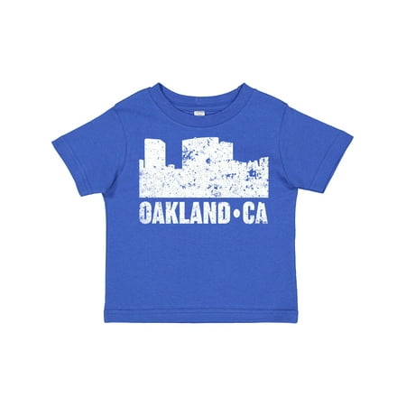 

Inktastic Oakland California Skyline with Grunge Gift Toddler Boy or Toddler Girl T-Shirt