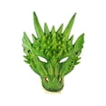 thumbnail image 2 of Accesorios de disfraz de Halloween para adultos, dinosaurio, animal, para baile de graduación y cumpleaños. Verde, 2 of 9
