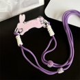 thumbnail image 1 of Fashion Cute Mobile Phone Lanyard with Back Clip Mobile Phone Case Back Clip Lanyard Adjustable Mobile Phone Back Clip Long Rope 08, 1 of 6