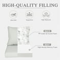 thumbnail image 6 of Aoodor 23" x 26" Patio Deep Seat Cushion Set, Water Resistant & Fade Resistant Outdoor Furniture Cushions with Adjustable Straps for Patio, Deck, Garden, Set of 2, 6 of 8