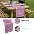 thumbnail image 5 of Valentine's Day Table Runner - 108 Inch Long, Kitchen Dining Table Runner Dresser Scarves, Pink Love Rustic Retro Abstract Art Farmhouse Decor for Coffee Tables Wedding Party Banquet, 5 of 8