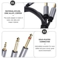 thumbnail image 2 of Headphones Adapter Cable Splitter Line Patch Audio Computer Sound Bar Stereos 1/4 to 3.5mm, 2 of 6