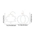 thumbnail image 3 of HongMinWen 2PCS Thanksgiving Window Lights,Led Battery/USB Operated Pumpkin for Fall Decor, for Home Indoor, Autumn, Glass, Wall,Porch,Outdoor Decor, 3 of 9