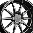 thumbnail image 2 of XXR 527D 18x10.5 5x114.3 20et Chromium Black Wheel, 2 of 3