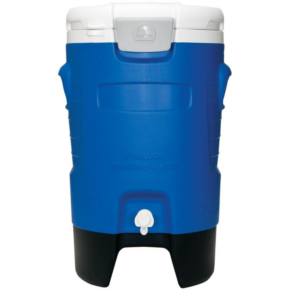 Igloo 5Gallon Sports Rolling Water Cooler with Wheels Blue Walmart