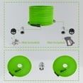 thumbnail image 3 of Pressure Washer Hose 50 FT x 1/4", Power Washer Hose Kink Resistant, Universal High-Pressure Washing Extension Hoses Replacement, Compatible with M22 Stainless Steel Fittings, 3600 PSI, Green, 3 of 7