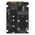 thumbnail image 2 of Tarjeta adaptadora SSD Dual Bay MSATA M.2 NGFF a SATA 3.0 SSD Adaptador convertidor Tarjeta vertical, 2 of 5