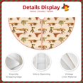 thumbnail image 4 of Daiia Tropical Desert Drawing Merry Christmas Tree Skirt , Xmas Large Lace-up Tree Skirt, Santa Snowflakes Rustic Home Decorations New Year Party Farmhouse Decor-36", 4 of 7