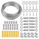 thumbnail image 2 of Kit colgante de luces de cuerda Acero inoxidable Cuerda de alambre de acero Pesado yeacher  Kit para colgar luces de cadena, 2 of 7